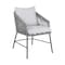 Armen Living Koala and Calica 5 Piece Dining Set in Light Eucalyptus and Metal with Gray Rope 840254332348 - alternate 6